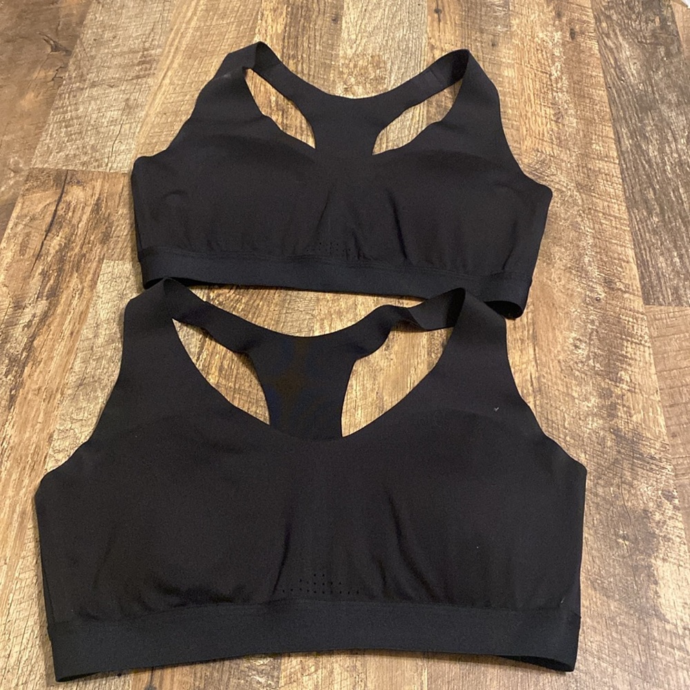All in Motion Bundle of 2 Black Sports Bra